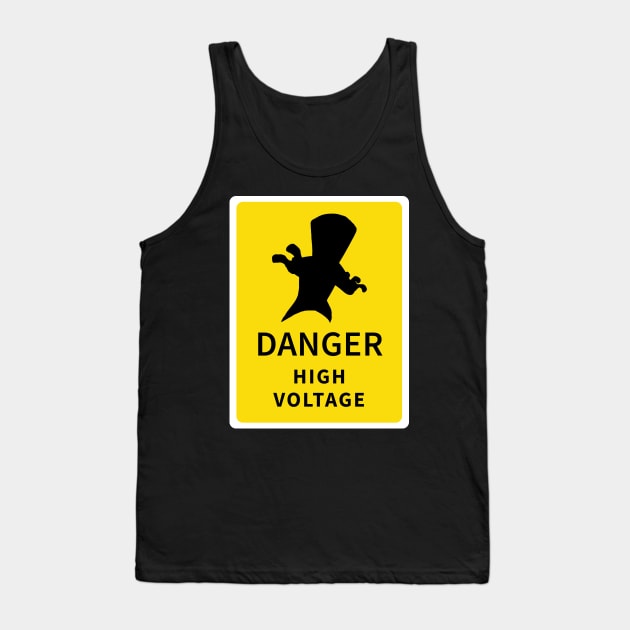 Danger High Voltage - Buzzshock Tank Top by Bluefooted